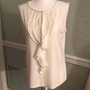 NWT cream colored Tahari ASL sleeveless camisole